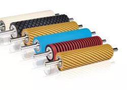 Roll covering systems